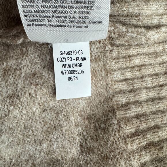 New Old Navy Cozy Crew-Neck Ombré Wool Blend Sweater Women's Size Large - Picture 7 of 9